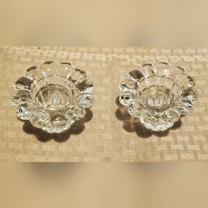 Glass Candle Holders Taper KIG Malaysia Set of 2